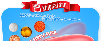 Automatic Hands-Free Electric Can Opener with Smooth Edge and Safety Design, Battery Powered Can Opener for Seniors and Arthritis, Electric Can Opener for Kitchen